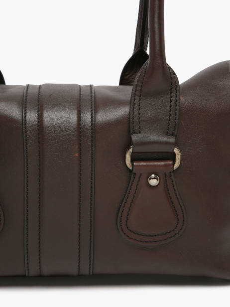 Sac à Main D'occasion Tod's Turnlock Tote Cuir Tod's Marron second life 437072 vue secondaire 3