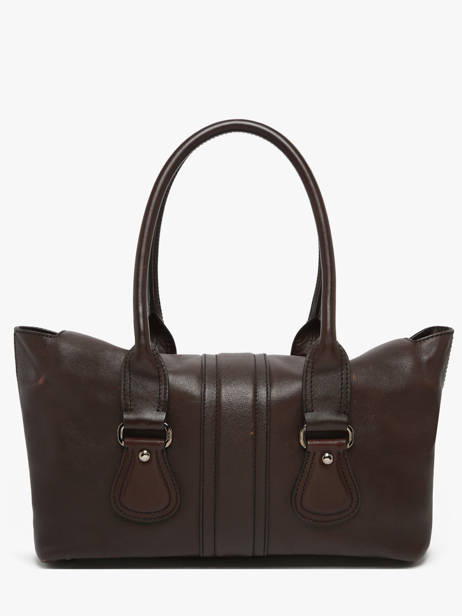 Sac à Main D'occasion Tod's Turnlock Tote Cuir Tod's Marron second life 437072 vue secondaire 6
