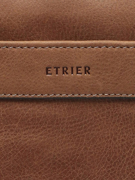 Sac BandouliÃ¨re Spider Cuir Etrier Marron spider ESPI732M vue secondaire 5