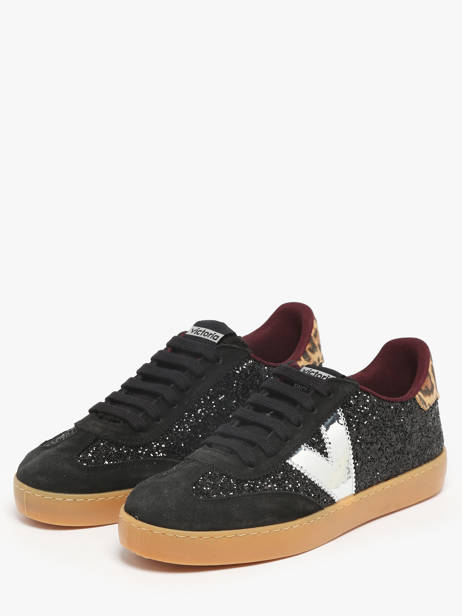 Sneakers En Cuir Victoria Noir accessoires 1126223 vue secondaire 1
