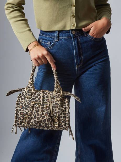 Shoulder Bag Velvet Leopardo Leather Milano Multicolor velvet leopardo VL24093 other view 1