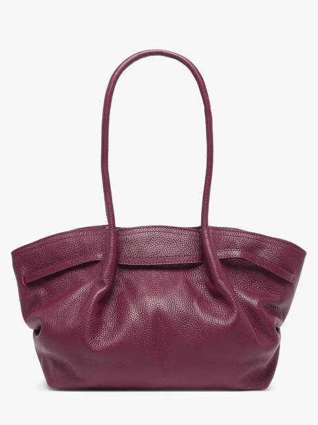 Sac Porté épaule Caviar Cuir Milano Violet caviar CA25062 vue secondaire 3