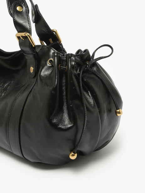 Sac Porté épaule Premium Cuir Gerard darel Noir premium DCS01417 vue secondaire 5