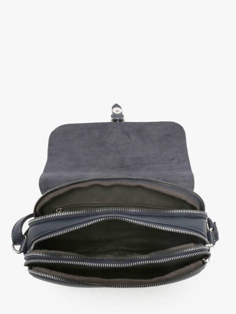 Shoulder Bag Grained Miniprix Blue grained F3601 other view 2