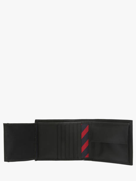 Portefeuille Cuir Tommy hilfiger Noir johnson AM00665 vue secondaire 3