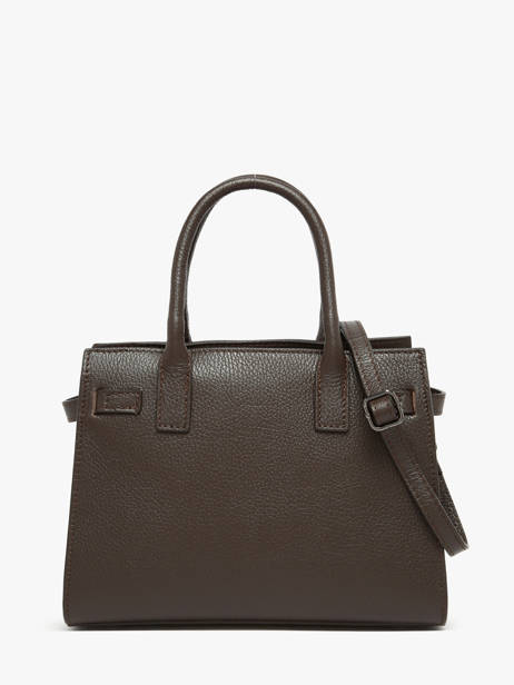 Sac à Main Caviar Cuir Milano Marron caviar CA24063 vue secondaire 4