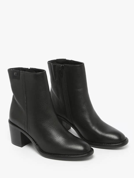 Bottines à Talon En Cuir Tamaris Noir women 45 vue secondaire 2