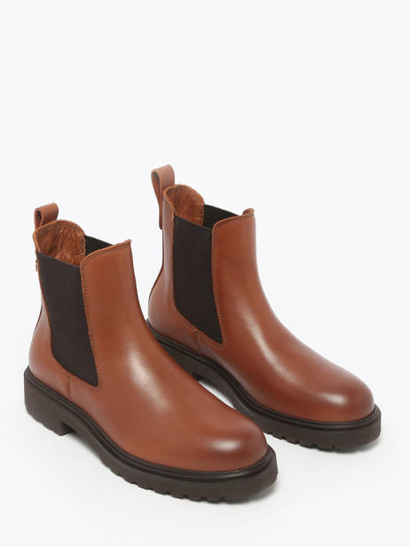 Chelsea Boots En Cuir Tommy hilfiger Marron women 8766BDS vue secondaire 2