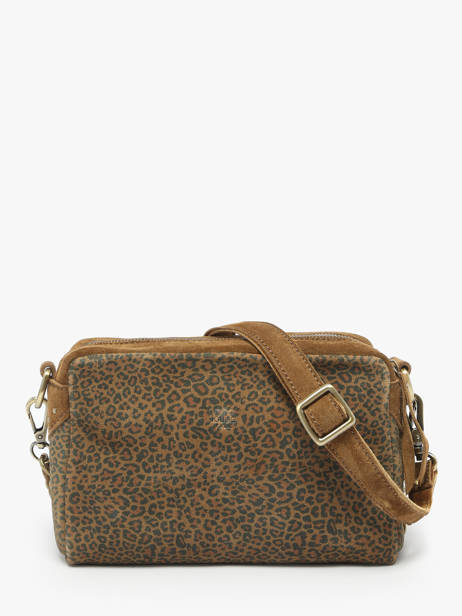 Sac Bandoulière Vintage Cuir Mila louise Marron vintage 23673PA vue secondaire 4