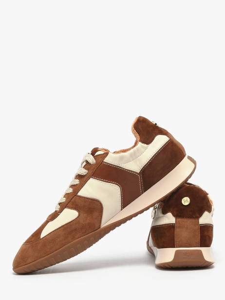 Sneakers En Cuir Mam'zelle Marron women CSGLO31 vue secondaire 3