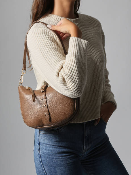 Sac Porté épaule Bride Lulu castagnette Marron bride ZAYDEN vue secondaire 1