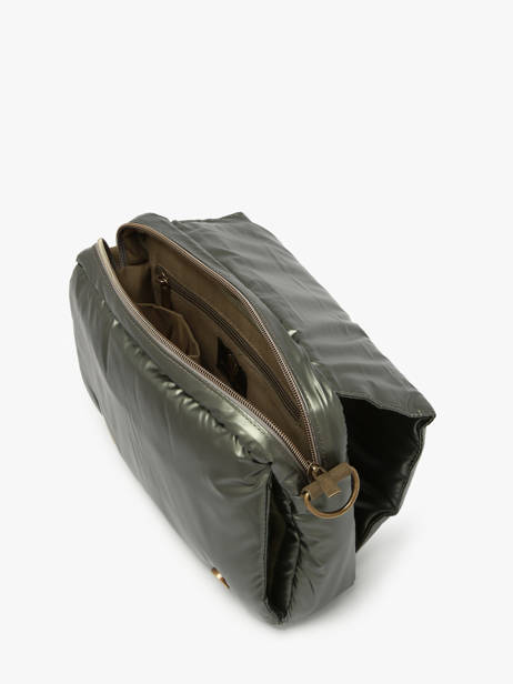 Sac Bandoulière Doudoune Le voyage en panier Vert doudoune AHP233 vue secondaire 3