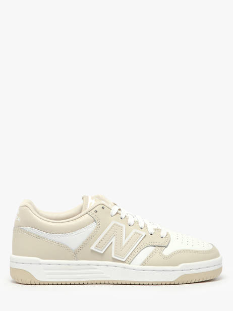 Sneakers En Cuir New balance Blanc boy BB480LBB