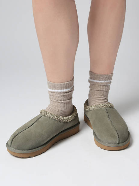 Chaussons Tasman Ii En Cuir Ugg Vert women 1174470 vue secondaire 1
