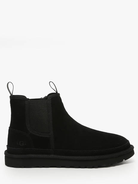 Boots Neumel Chelsea En Cuir Ugg Noir men 1121644