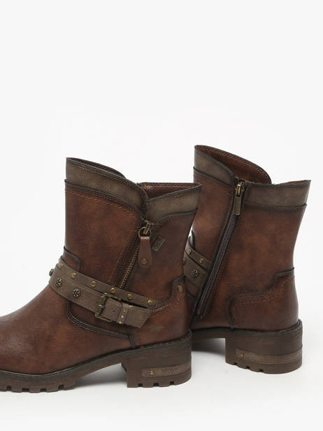 Bottines Mustang Vert women M0082002 vue secondaire 2