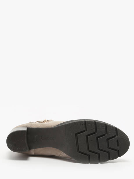 Bottines à Talon En Cuir Gabor Gris women 39 vue secondaire 4