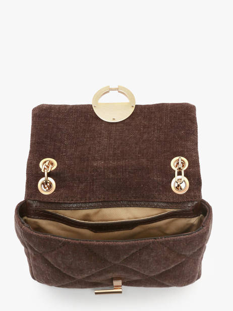 Sac Bandoulière Moon Lin Vanessa bruno Marron moon 70V40326 vue secondaire 3