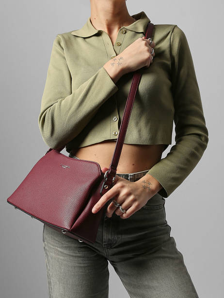 Shoulder Bag Grained Miniprix Red grained F2516 other view 1