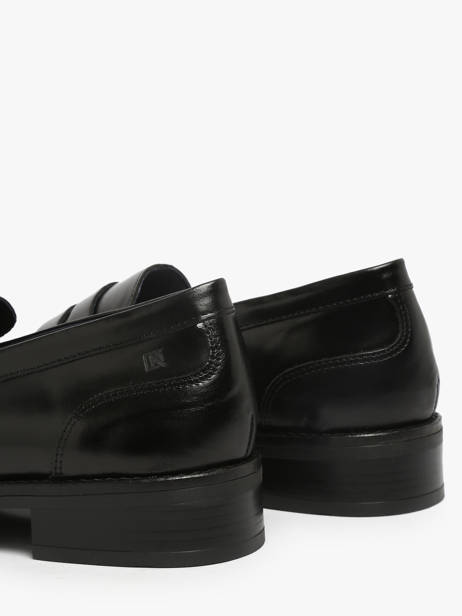 Mocassins Harvard En Cuir Dorking Noir women D8710 vue secondaire 2