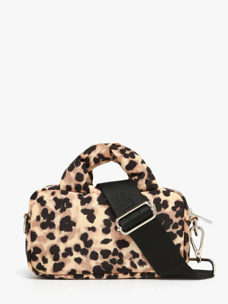 Sac Bandoulière Feline Polyester Recyclé Wouf Marron feline BM250020 vue secondaire 4