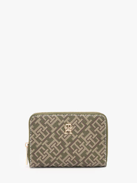 Portefeuille Tommy hilfiger Vert th icon AW17736