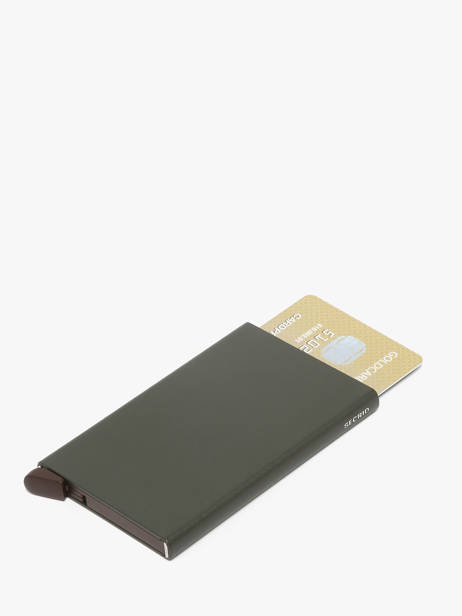 Card Holder Powder Secrid Green powder CP other view 1