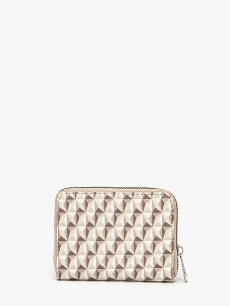 Porte-monnaie Miniprix Beige wt sigle 5009 vue secondaire 2