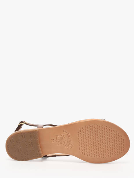 Nu-pieds Hamoon En Cuir Les tropeziennes Marron women HAMOON vue secondaire 9
