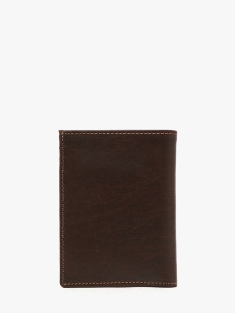 Wallet With Card Holder Oil Leather Etrier Brown oil EOIL5016 other view 3