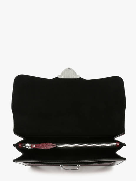 Leather Madame George Sar Crossbody Bag Paul marius Red star MGEORSTA other view 3