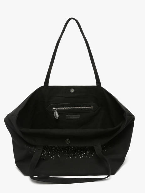 Sac Cabas K/essential Rhinestone Logo Coton Karl lagerfeld Noir k essential B1W50087 vue secondaire 3