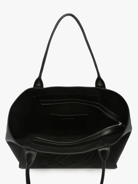 Leather K/ville Studs Shoulder Bag Karl lagerfeld Black k ville B1W30066 other view 3