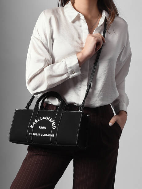 Sac East-west Rsg Magazine Karl lagerfeld Noir rsg B1W50014 vue secondaire 1