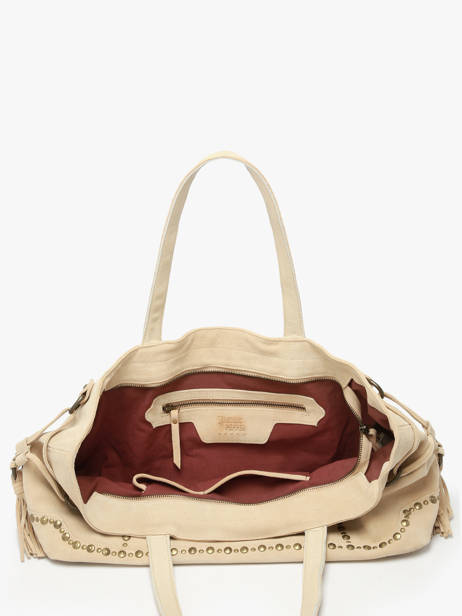 Shoulder Bag Houston Leather Basilic pepper Beige houston BHOU80 other view 3