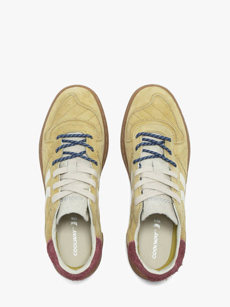 Sneakers En Cuir Coolway Jaune men 8693817 vue secondaire 4