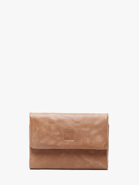Wallet Leather Biba Beige wallet TOT1L