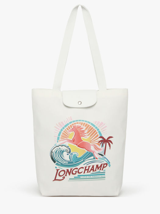 Longchamp Le pliage surf Hobo bag White