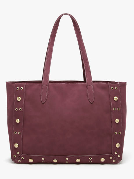 A4 Size Shoulder Bag Eyelet Torrow Violet eyelet TEYE01