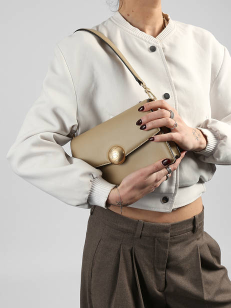 Crossbody Bag Tennis Bliss Leather Lacoste Beige tennis bliss NF5105IT other view 1