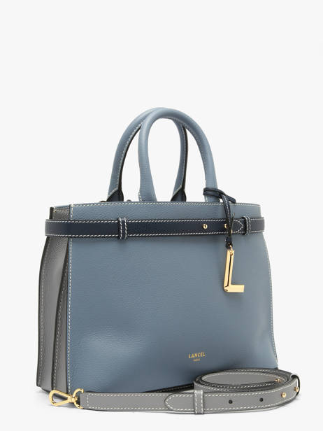 Sac Porté Main Faubourg Cuir Lancel Bleu faubourg A13548 vue secondaire 2