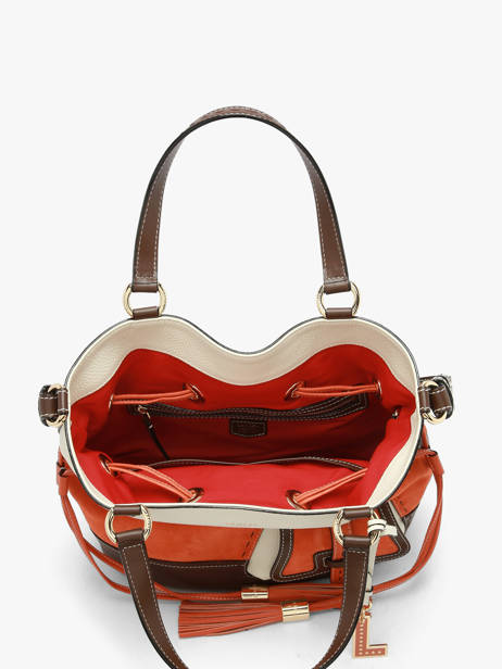 Satchel Premier Flirt Leather Lancel Orange premier flirt A13372 other view 4
