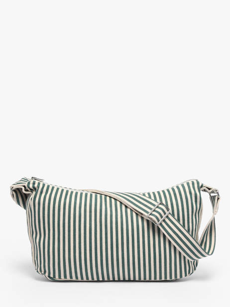 Shoulder Bag Spring Striped Cotton Rivedroite Green spring striped MCHASTRI other view 3