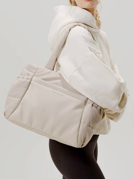 A4 Size Shoulder Bag Bags Recycled Polyester Kapten and son Beige bags M other view 1