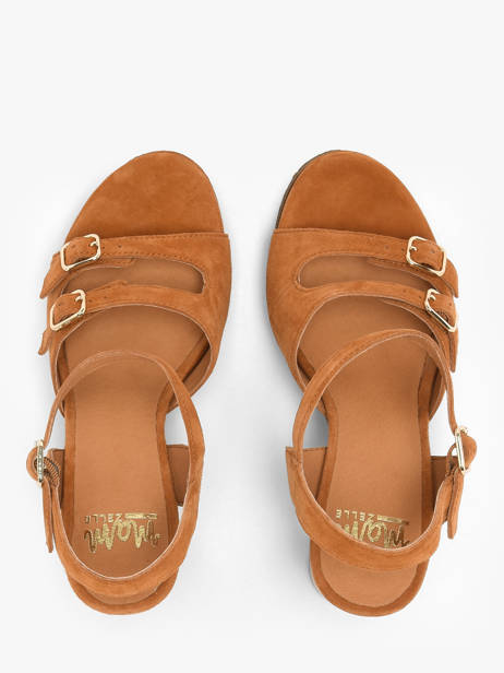 Pumps Jouta In Leather Mam'zelle Orange women CSG1H31 other view 3