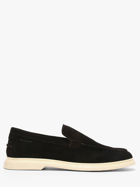 Moccasins In Leather Gant Black men BOERYG46