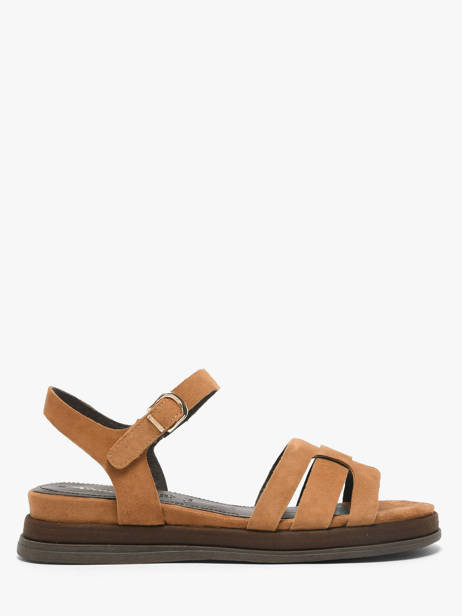 Sandales En Cuir Tamaris Marron women 46