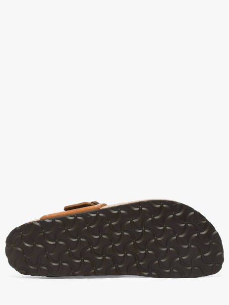 Mules En Cuir Birkenstock Marron women 1031733 vue secondaire 4