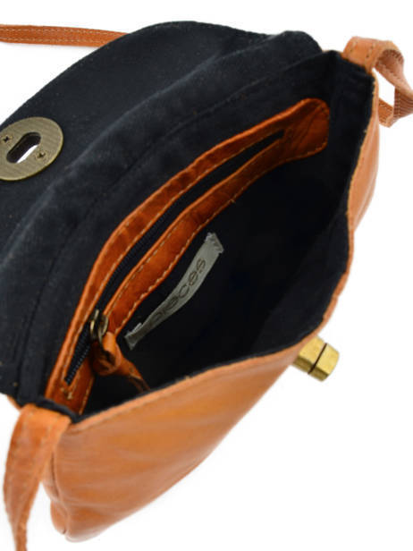 Sac BandouliÃ¨re Totally Royal Cuir Pieces Marron totally royal 17055353 vue secondaire 5