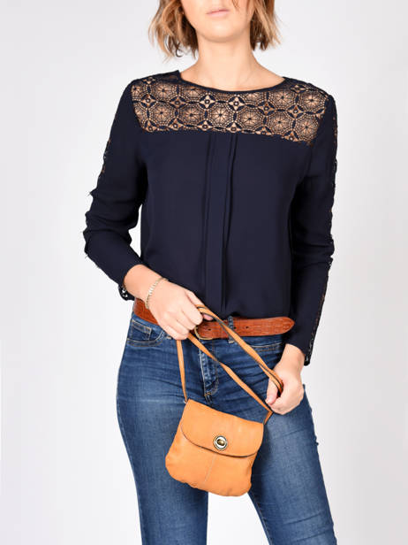 Sac BandouliÃ¨re Totally Royal Cuir Pieces Marron totally royal 17055353 vue secondaire 1